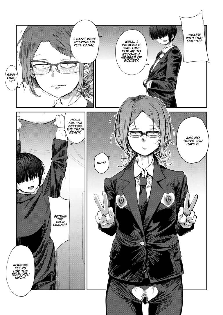 Tsukareta OL Tai Himo Danshi porn comic picture 36