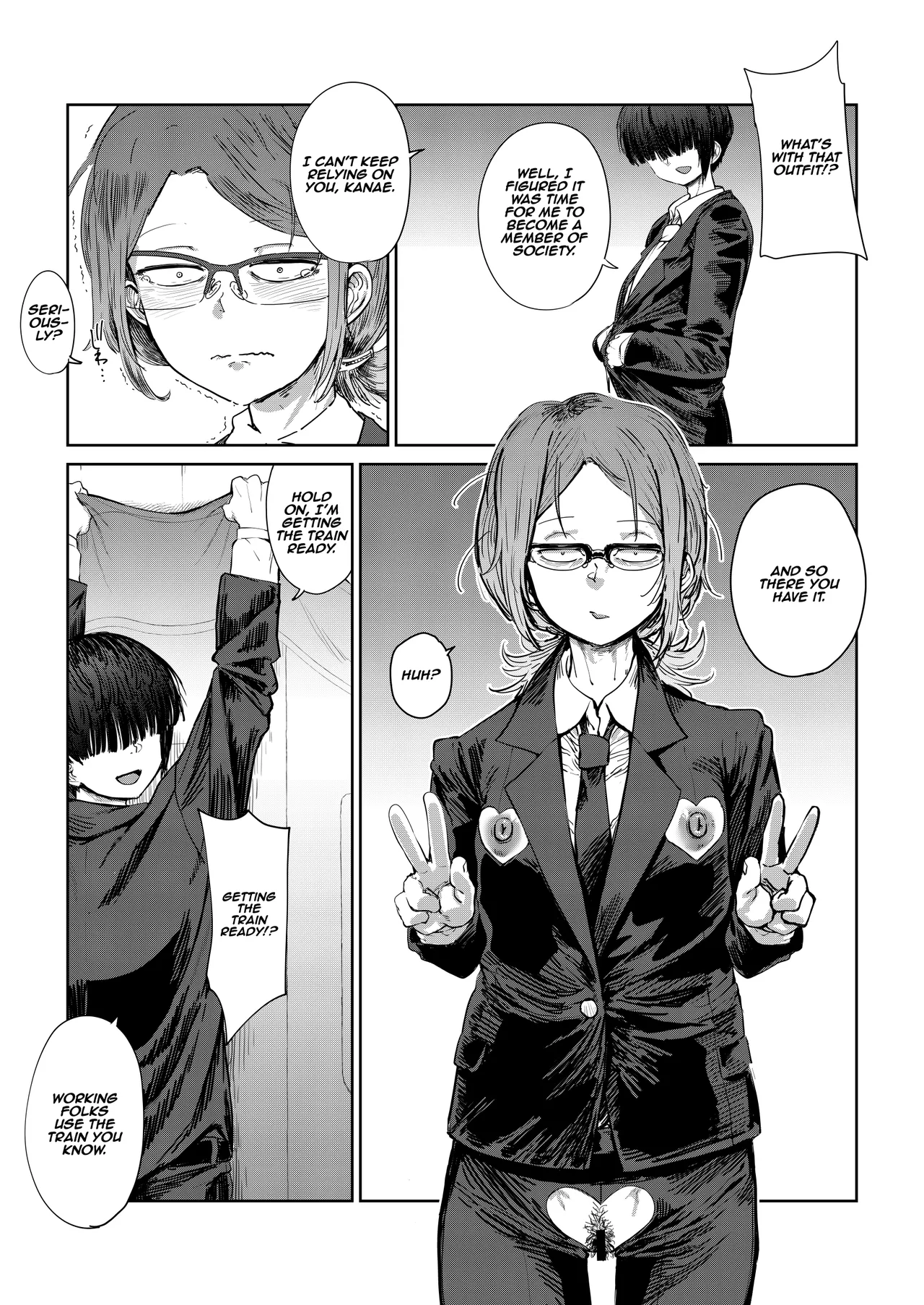 Tsukareta OL Tai Himo Danshi porn comic picture 36