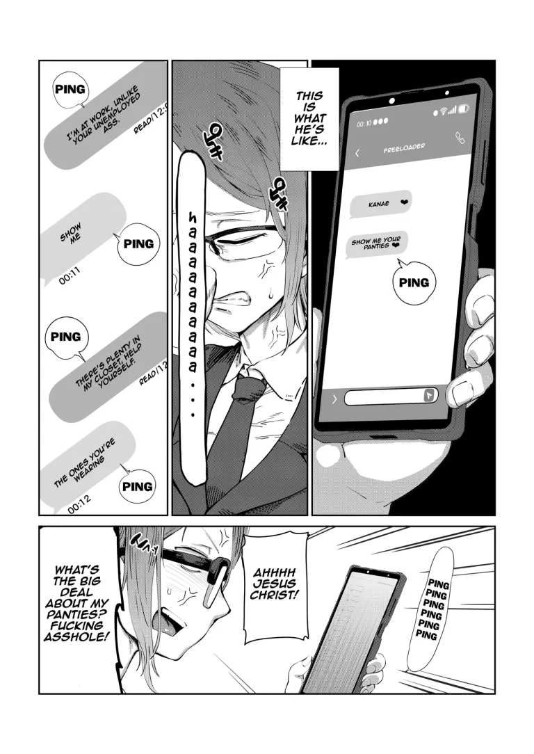 Tsukareta OL Tai Himo Danshi porn comic picture 4