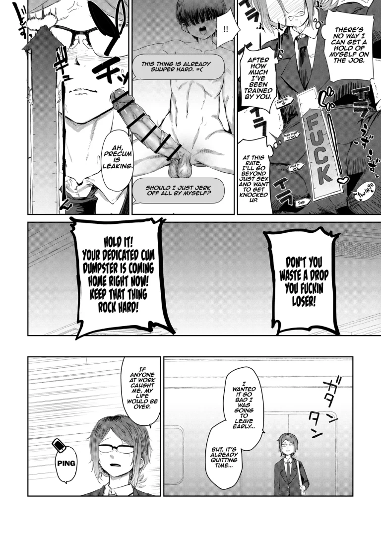 Tsukareta OL Tai Himo Danshi porn comic picture 9