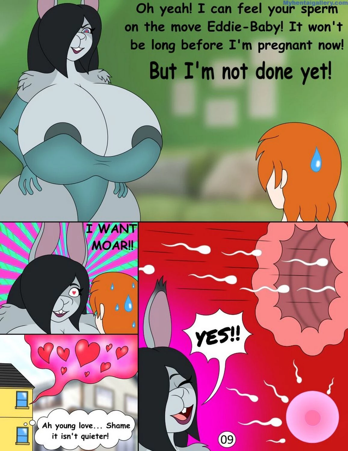 Tsundere To Yandere Bunny porn comic picture 10