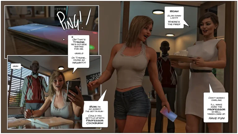 Tutored Dues porn comic picture 2