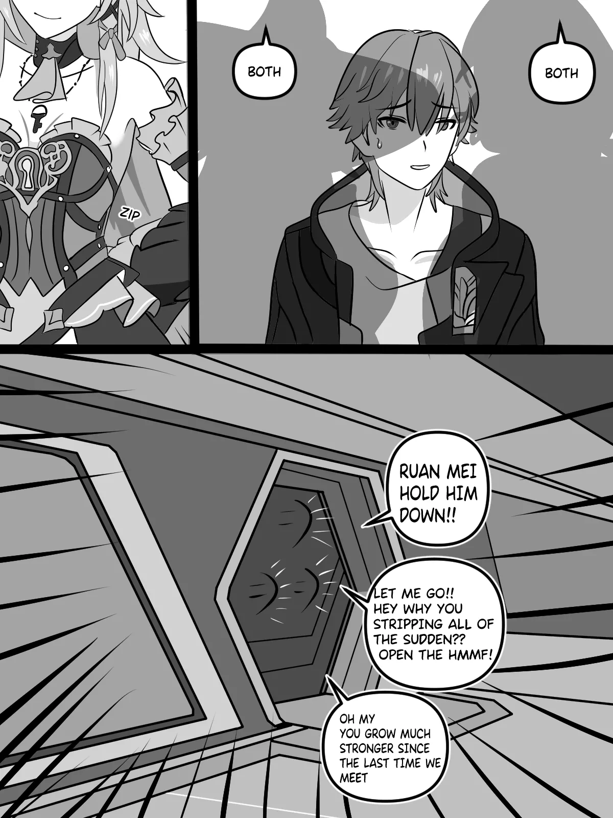Two geniuses one Racoon porn comic picture 5