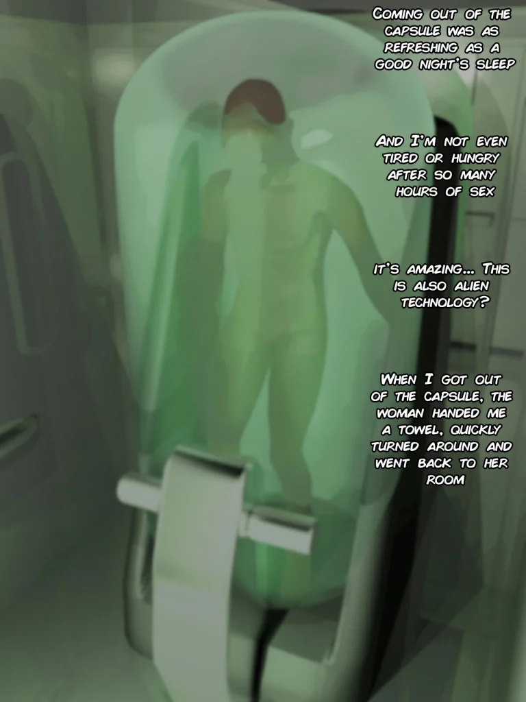Uchuujin to Ishu Kouhai | Crossbreeding with aliens porn comic picture 24