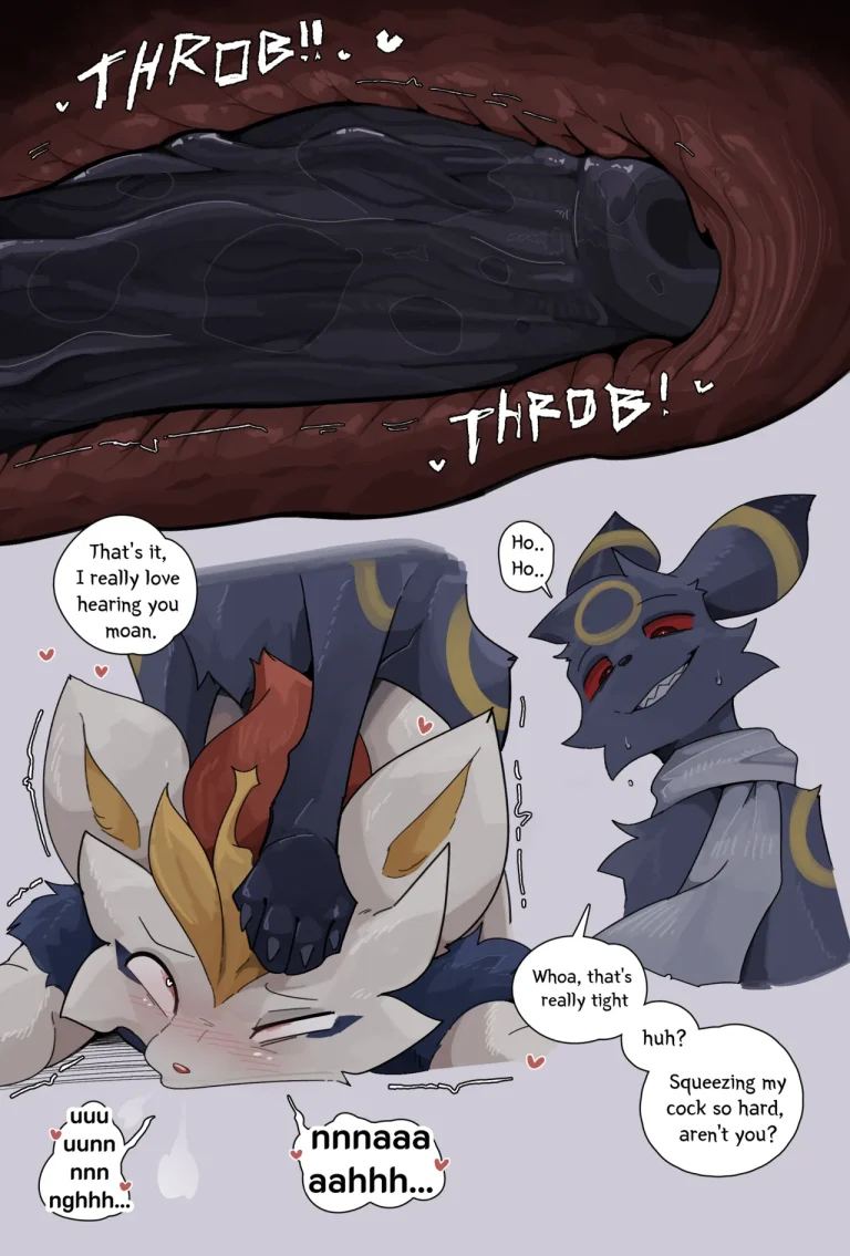 Umbreon & Cinderace porn comic picture 10