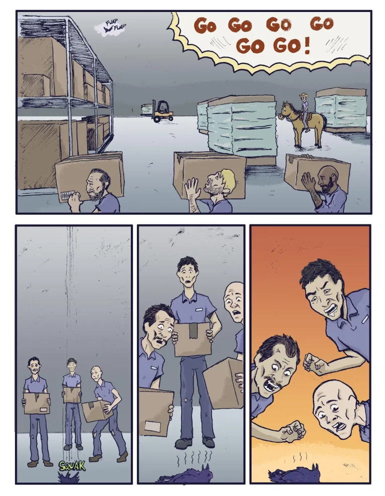 Undercover Bezos porn comic picture 3