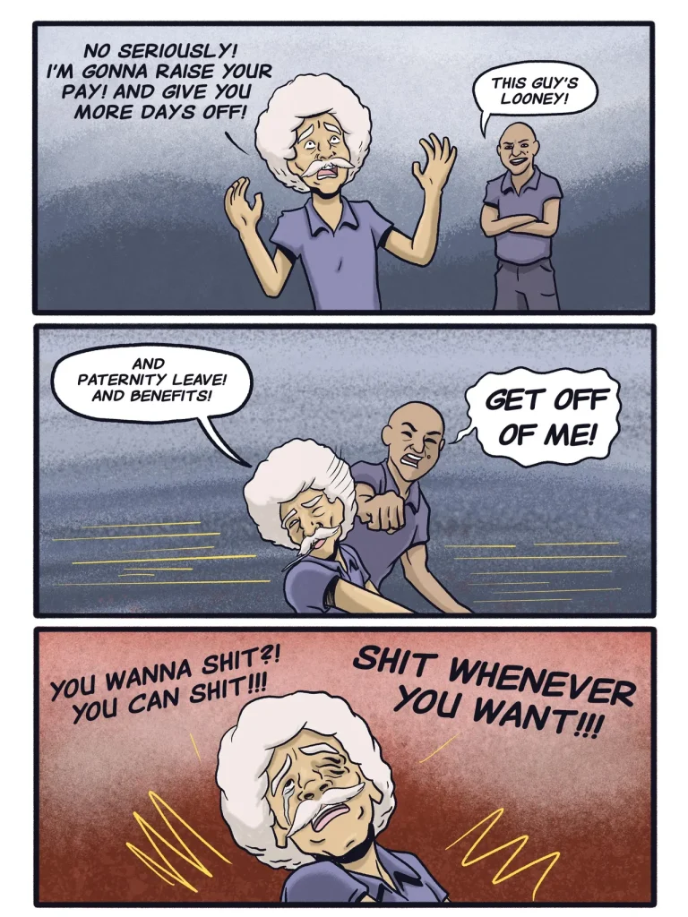 Undercover Bezos porn comic picture 9