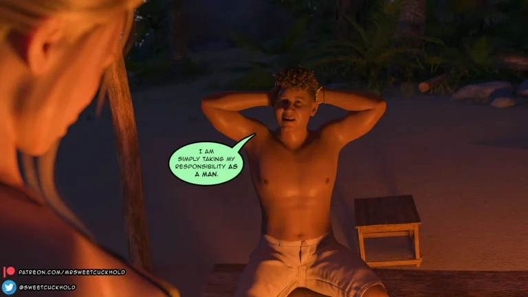 Uninhabited Island porn comic picture 33