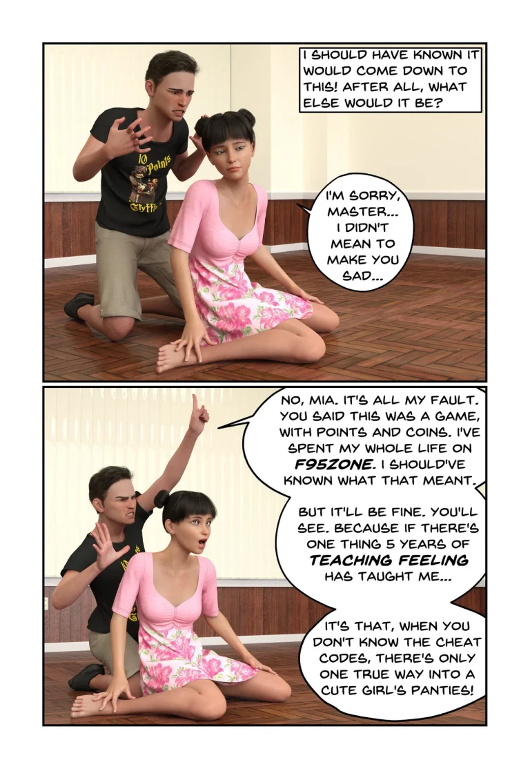 Unlocking Mia porn comic picture 23