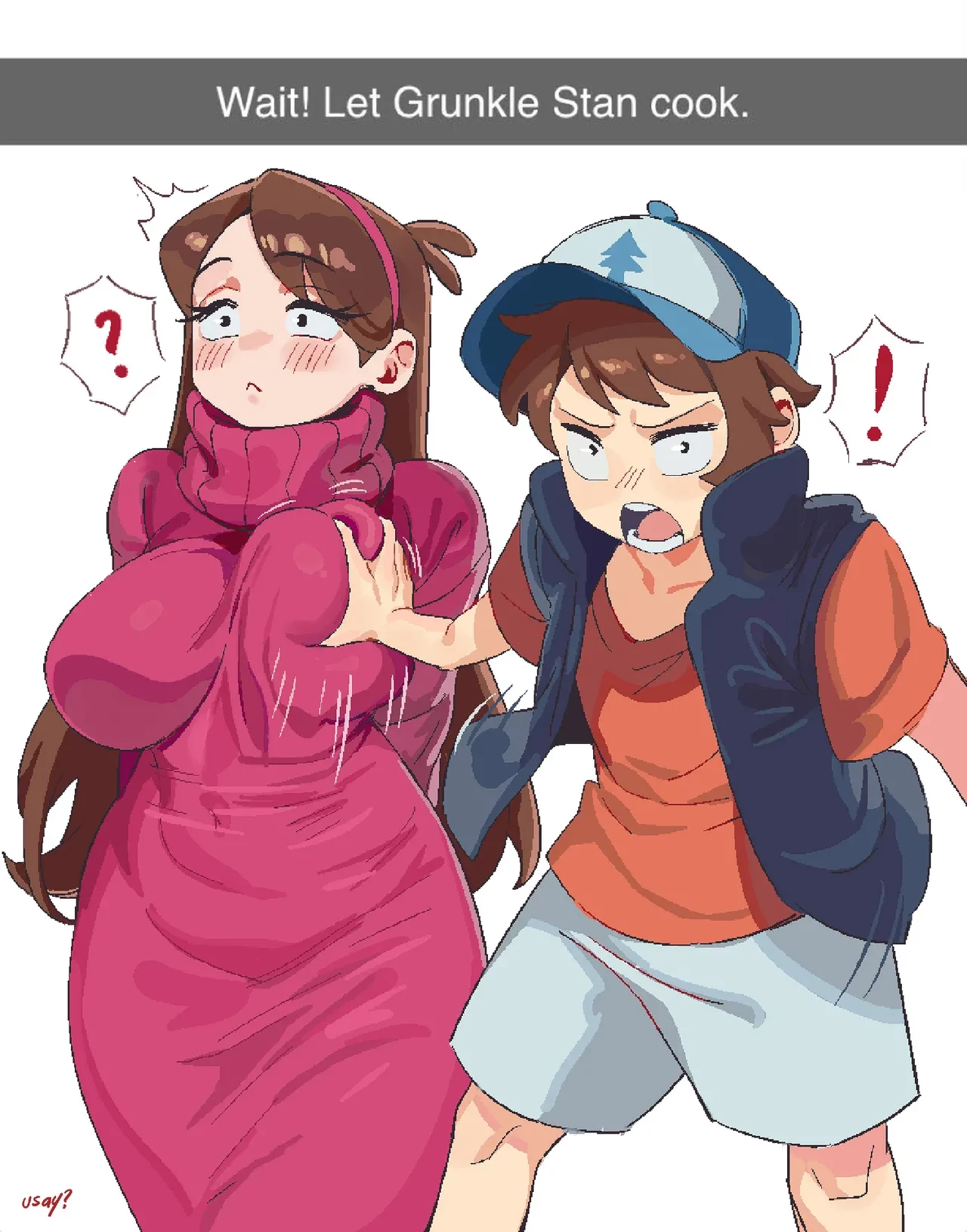 Usay Gravity falls porn comic picture 14