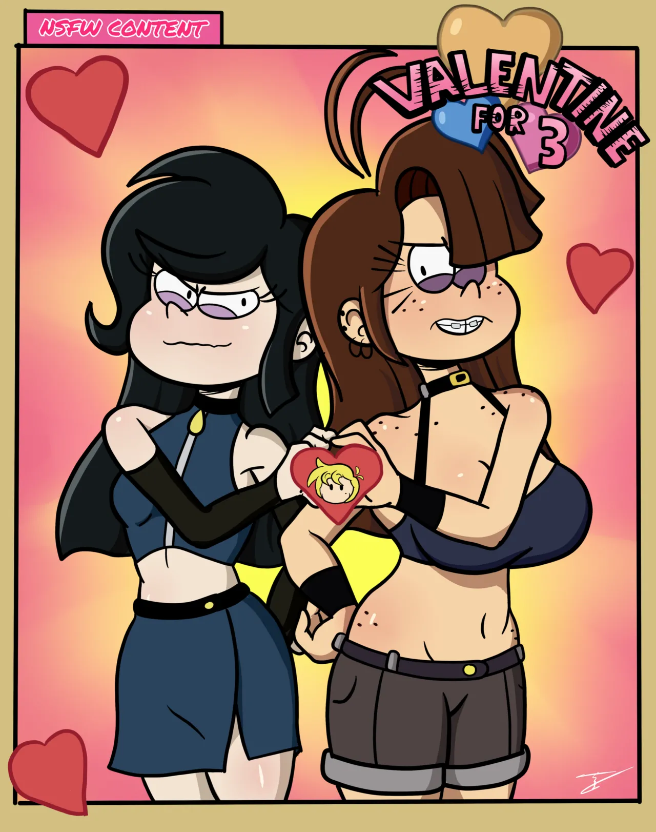 Valentine for 3 porn comic picture 1