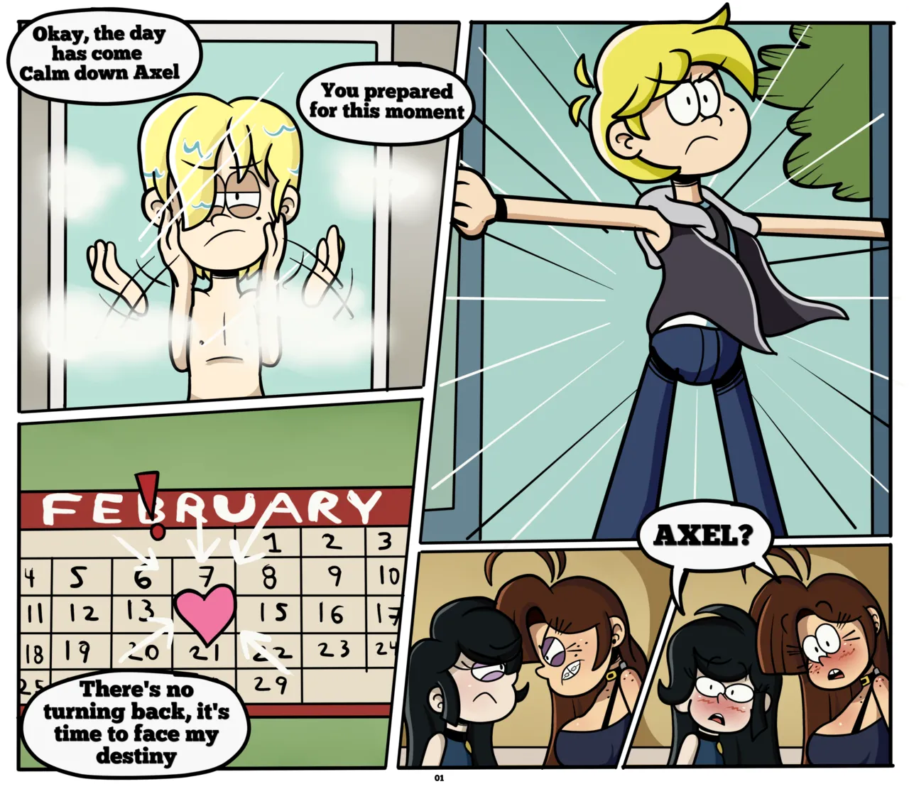 Valentine for 3 porn comic picture 2
