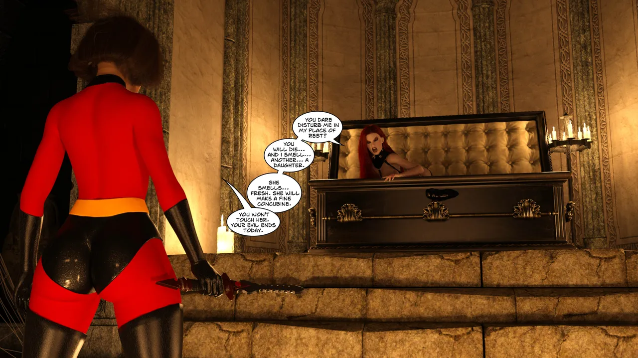 Vampires porn comic picture 5
