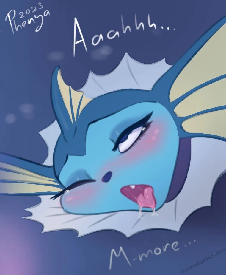 Vaporeon's leaking again porn comic picture 3