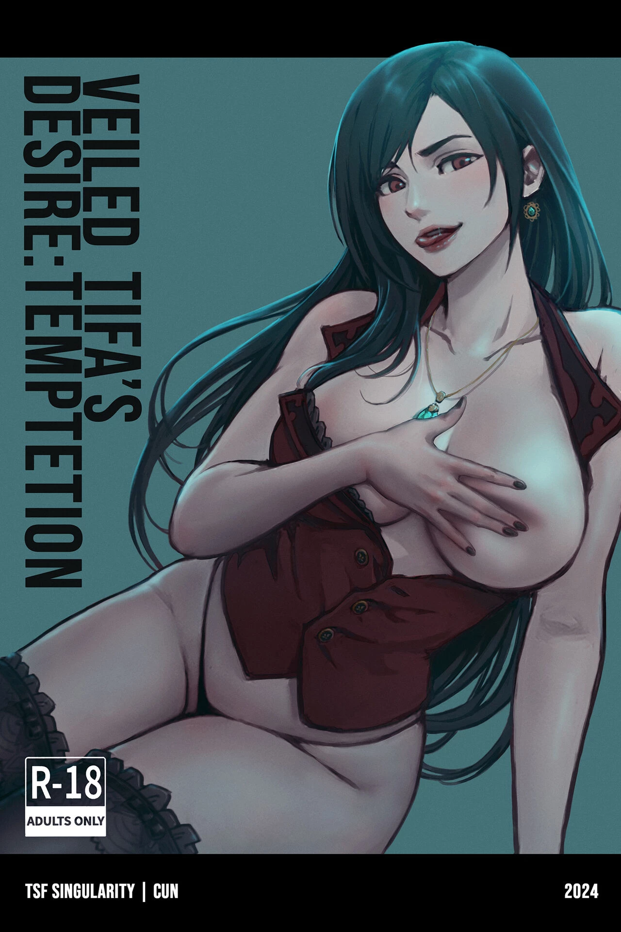 Veiled Tifa's Desire: Temptetion porn comic picture 1