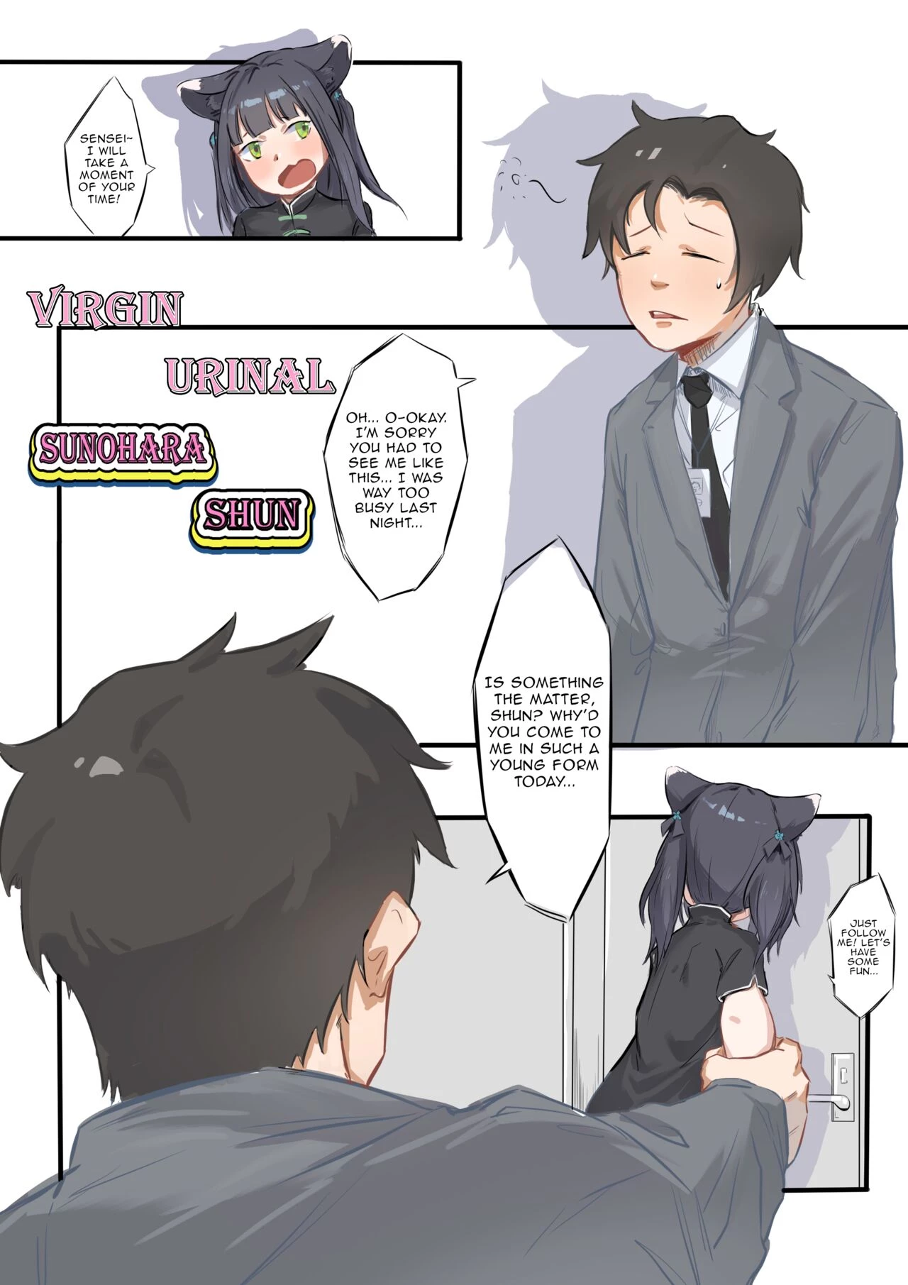 Virgin Urinal Sunohara Shun porn comic picture 2