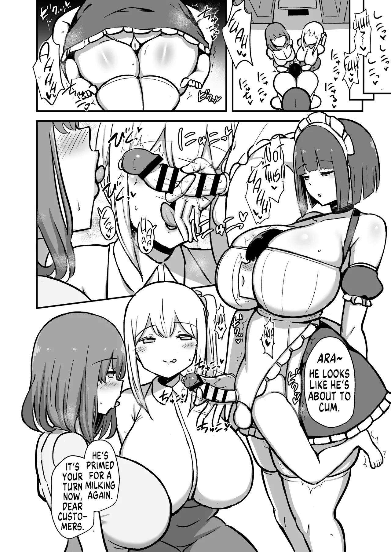 Waiter-Kun's Edge Milk Tea With Lots of Precum | Shitsuji-kun no Sundome Milk Tea Cowper Oome porn comic picture 15
