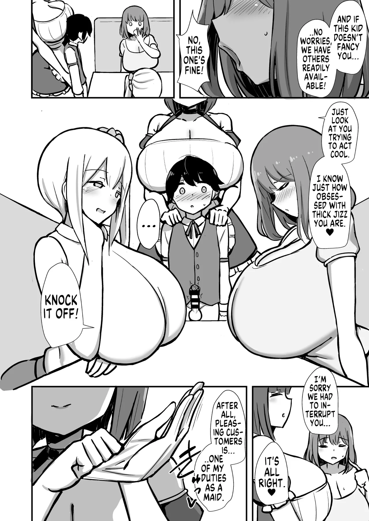 Waiter-Kun's Edge Milk Tea With Lots of Precum | Shitsuji-kun no Sundome Milk Tea Cowper Oome porn comic picture 7