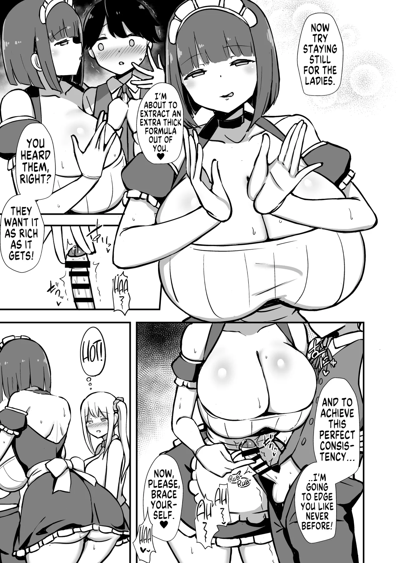 Waiter-Kun's Edge Milk Tea With Lots of Precum | Shitsuji-kun no Sundome Milk Tea Cowper Oome porn comic picture 8