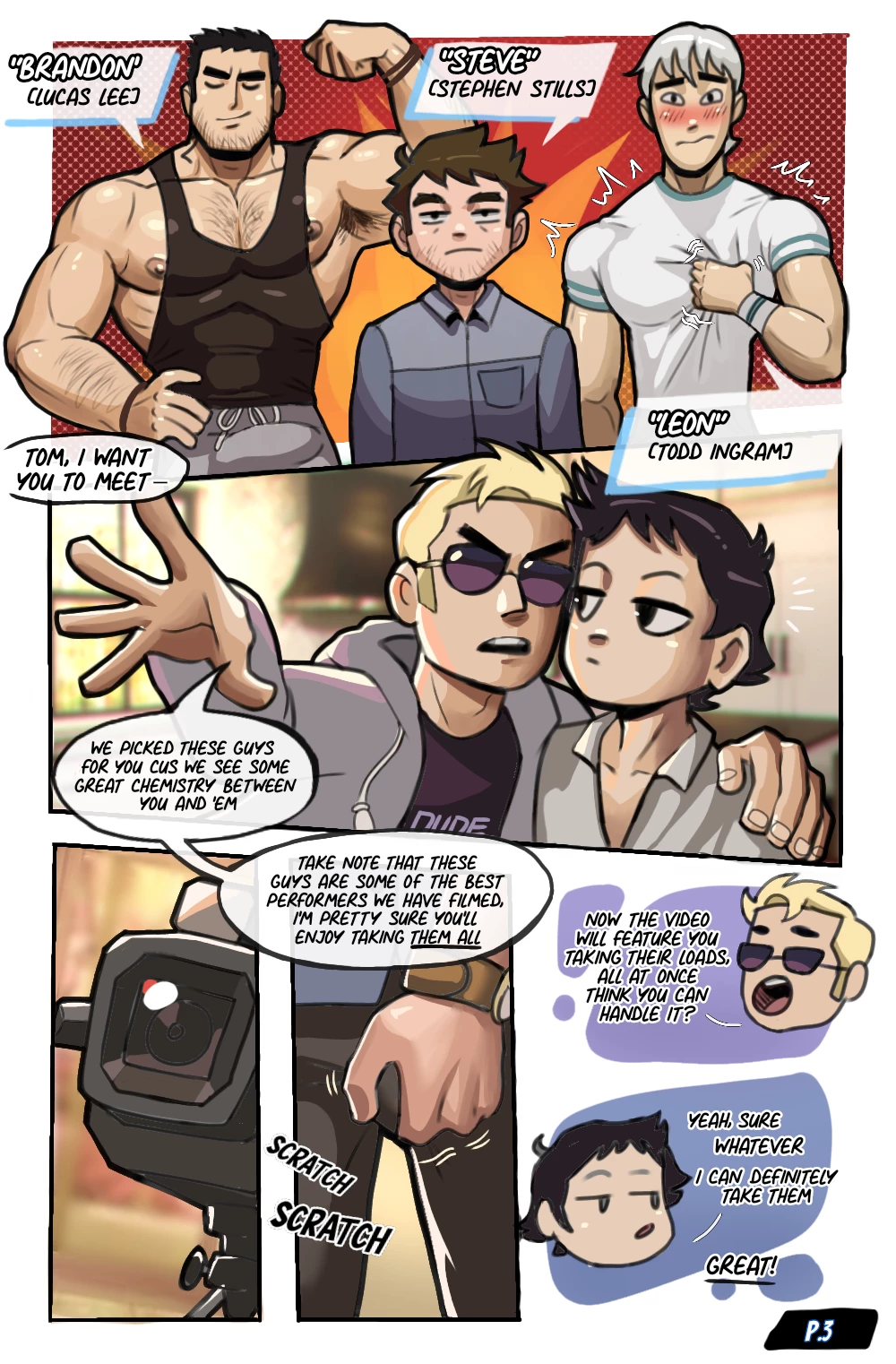 WALLACE TAKES IT ALL porn comic picture 5