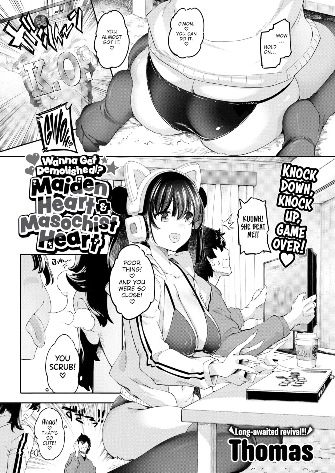 Wanna Get Demolished!? Maiden Heart & Masochist Heart porn comic picture 1