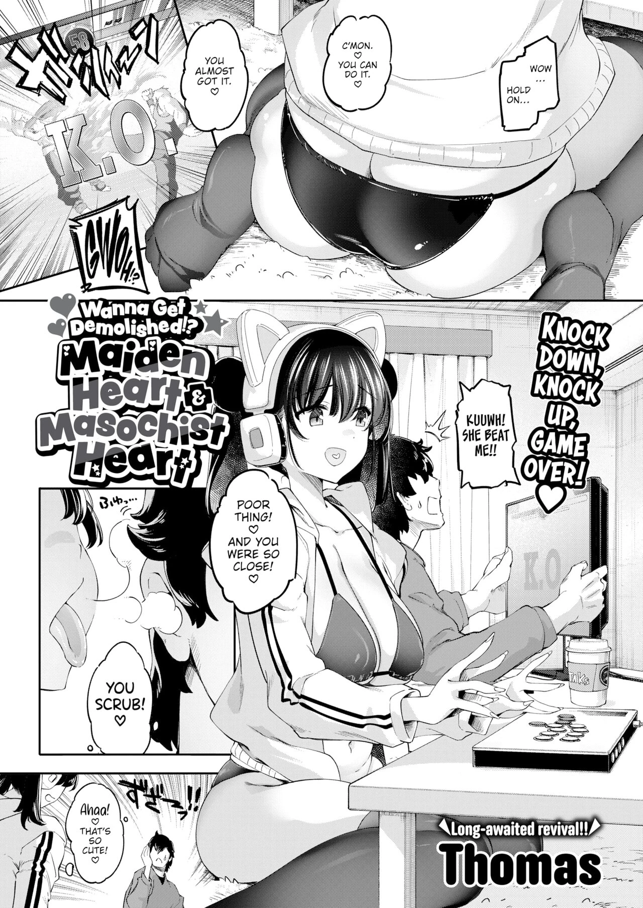 Wanna Get Demolished!? Maiden Heart & Masochist Heart porn comic picture 1