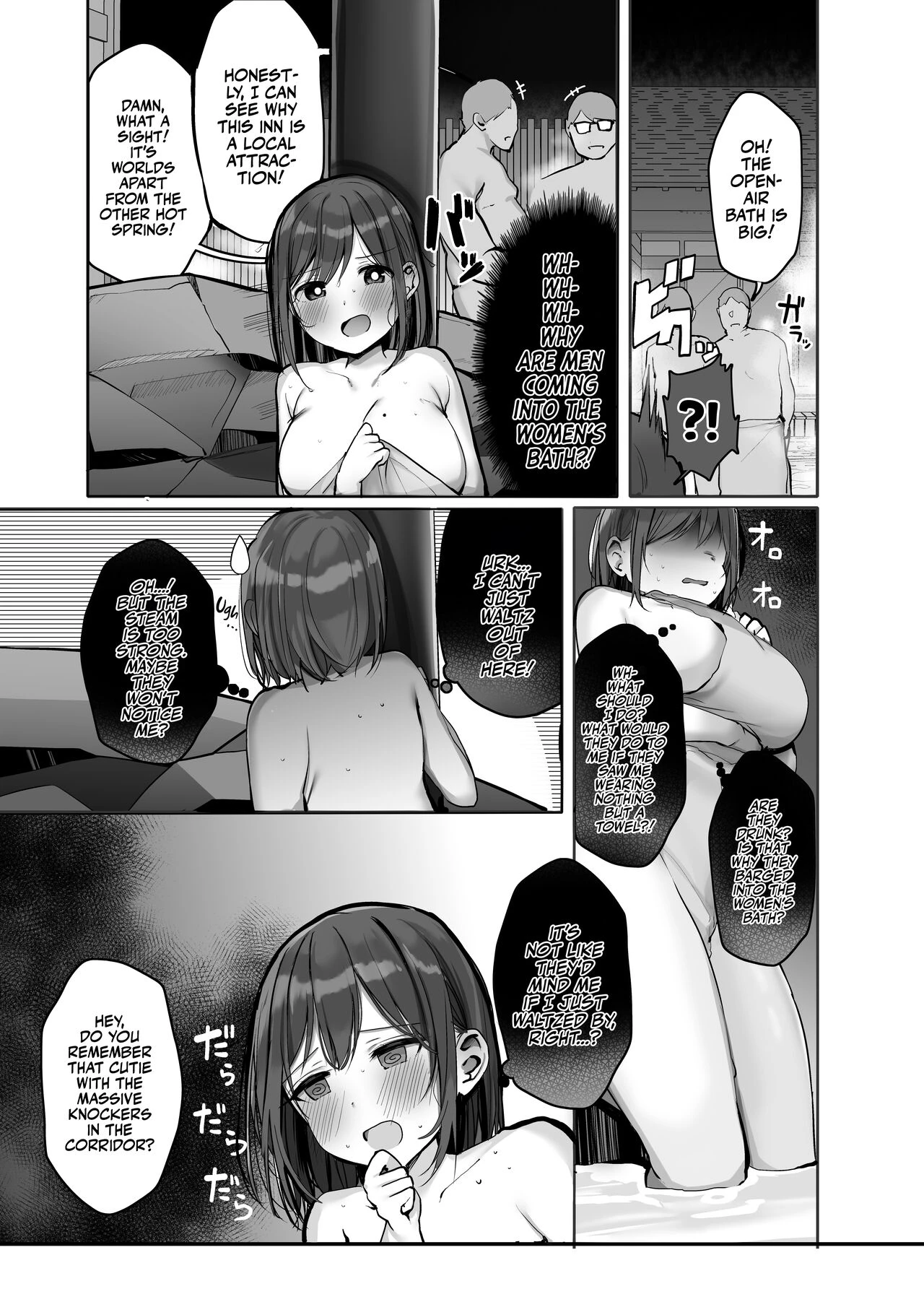 Wanna Visit the Hot Springs, Mister? | "Chotto dake, kyuukei Shinai...?" Dekachichi Manga ~Nakadashi Dopyu Dopyu Tanetsuke Ryokou~ porn comic picture 33