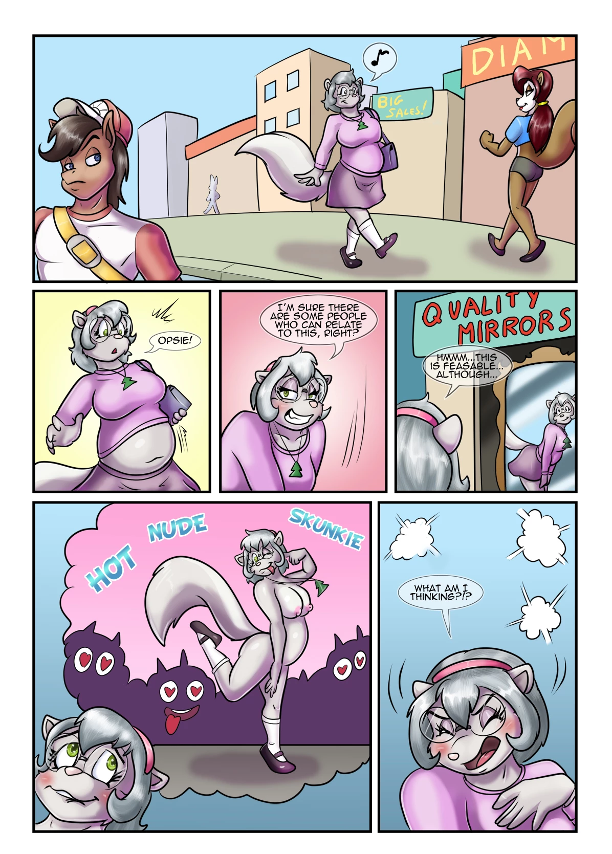 Wardrobe Malfunction porn comic picture 3