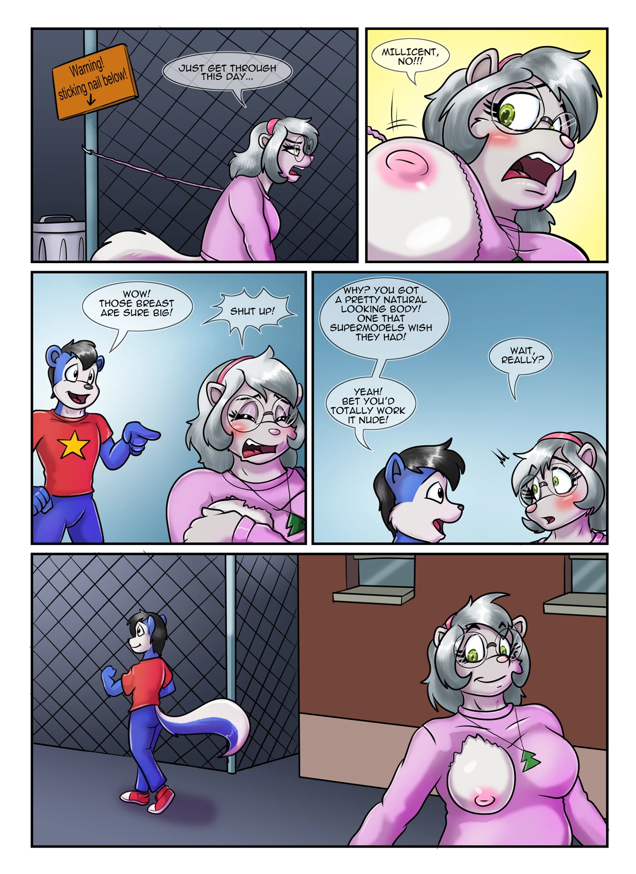 Wardrobe Malfunction porn comic picture 4