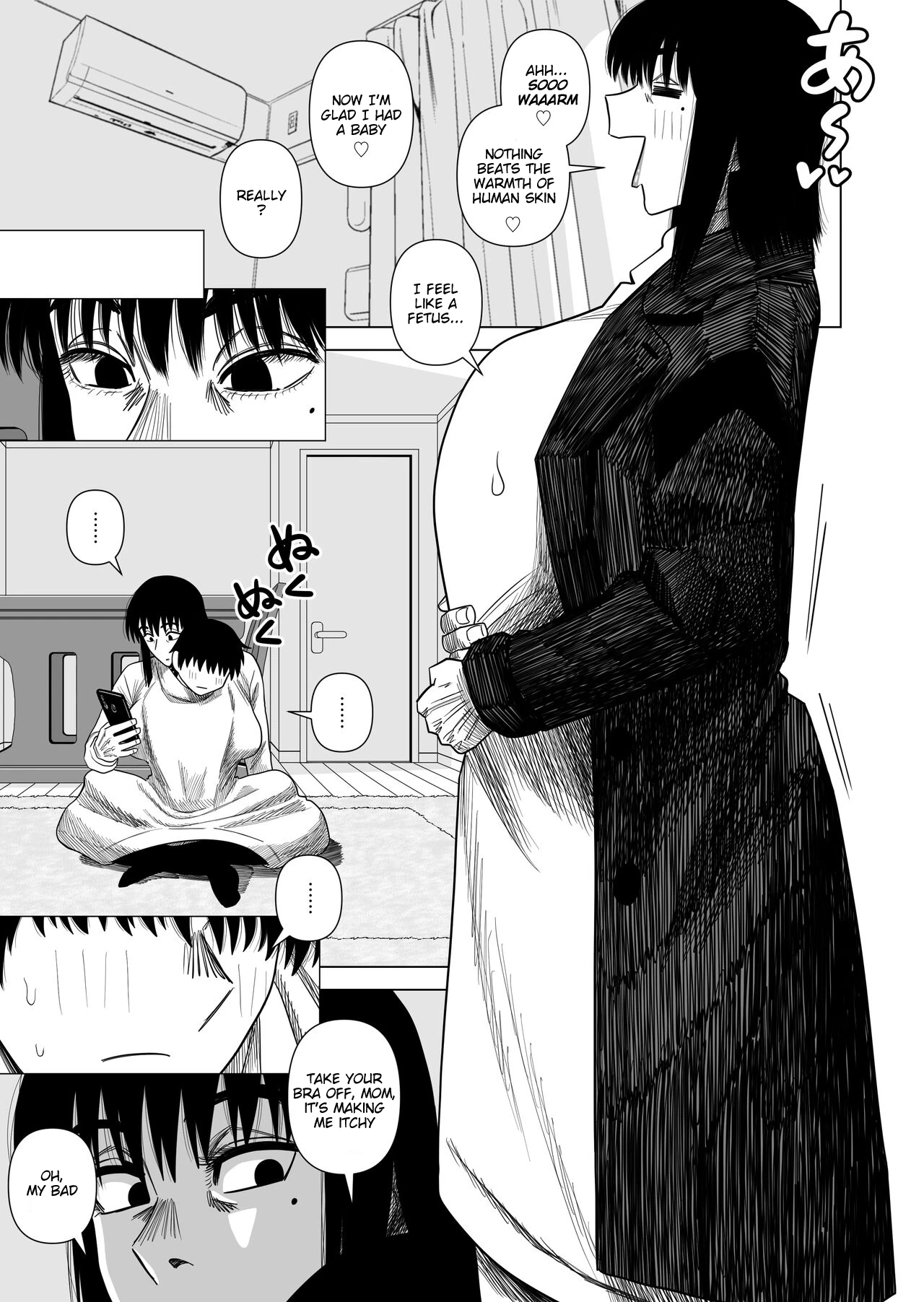 Warming up with Mom | Kaa-chan to Attamaru porn comic picture 4