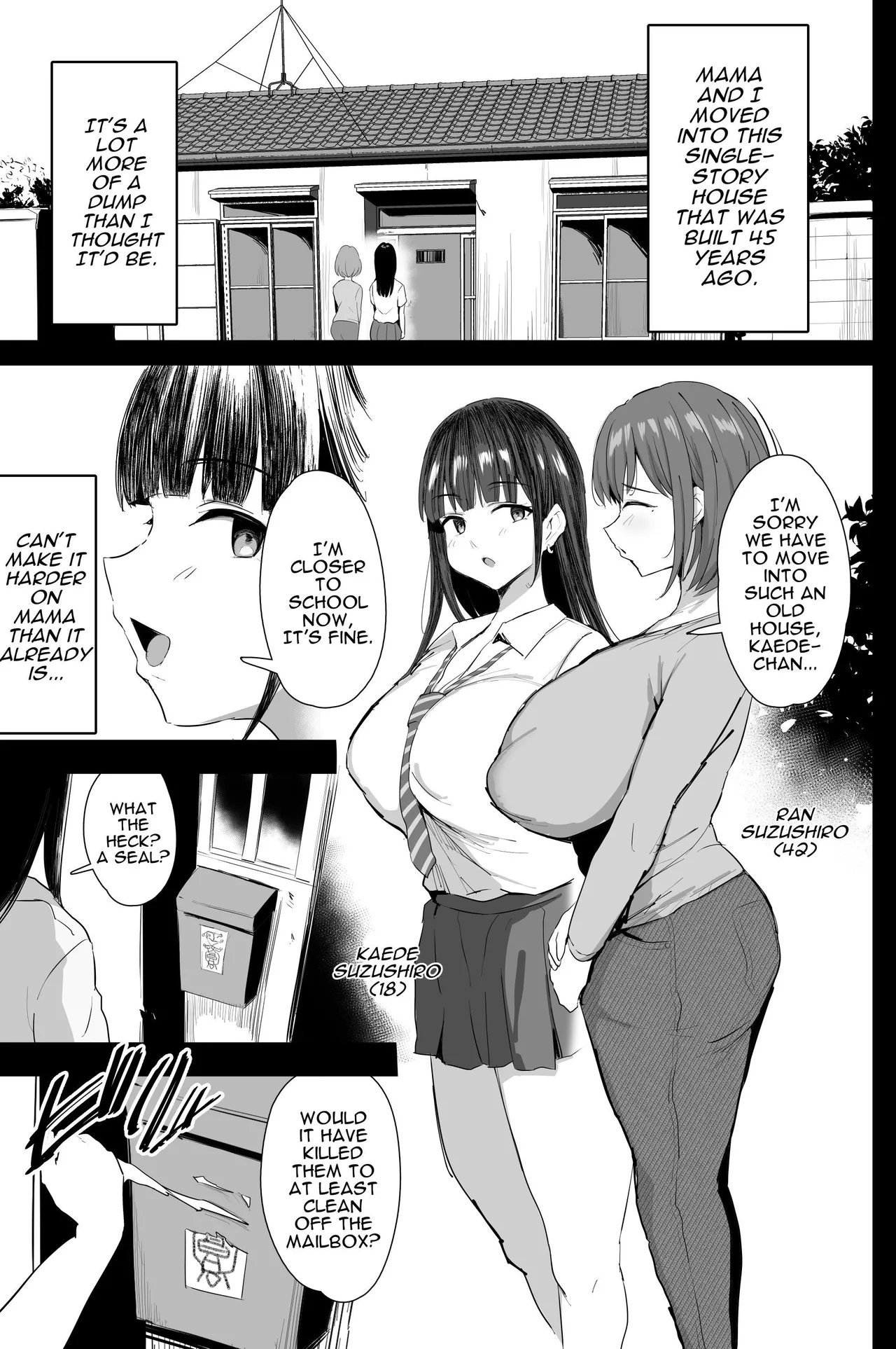 Watashi-tachi, Oyakodon AV Totte Joreishimashita porn comic picture 2