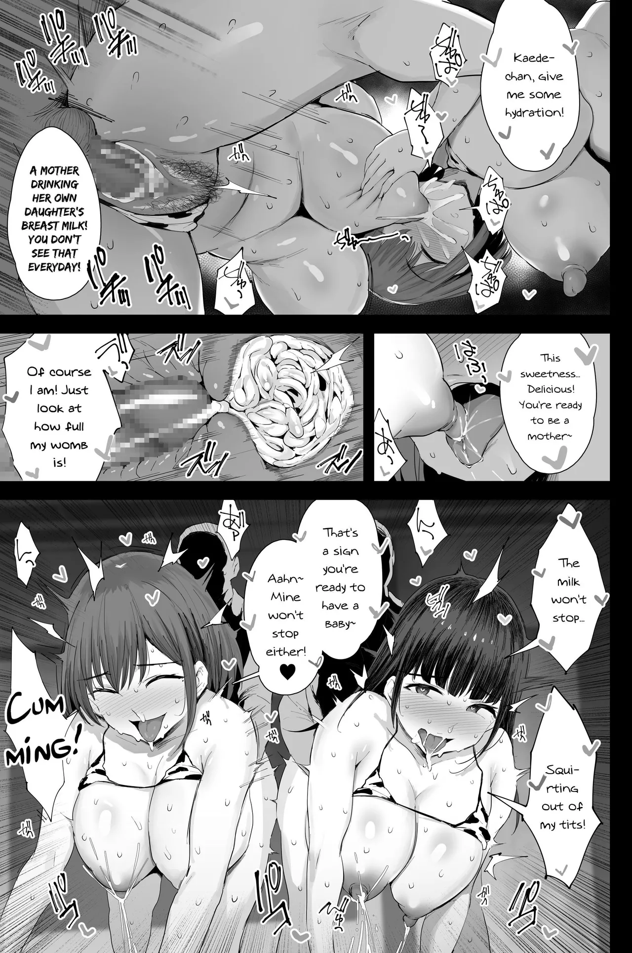 Watashi-tachi, Oyakodon AV Totte Joreishimashita porn comic picture 60
