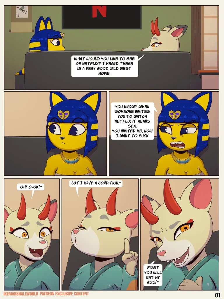 Watching Netflix porn comic picture 1
