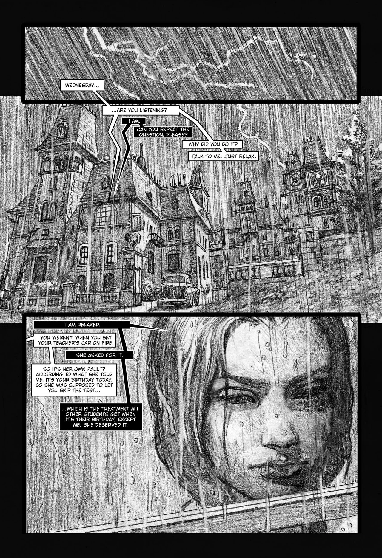 Wednesday Addams in Trouble porn comic picture 4