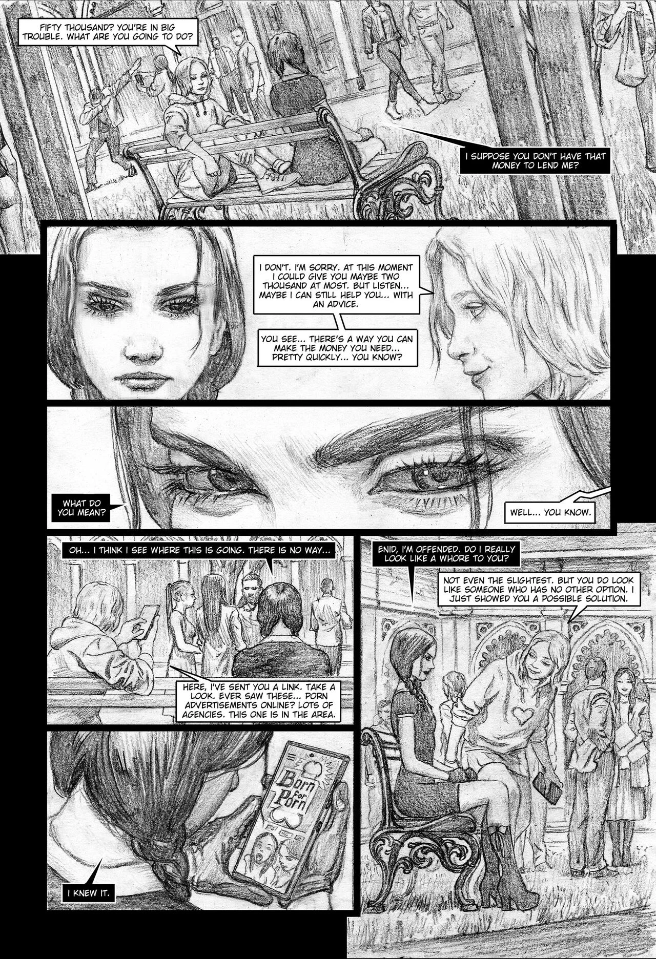 Wednesday Addams in Trouble porn comic picture 6