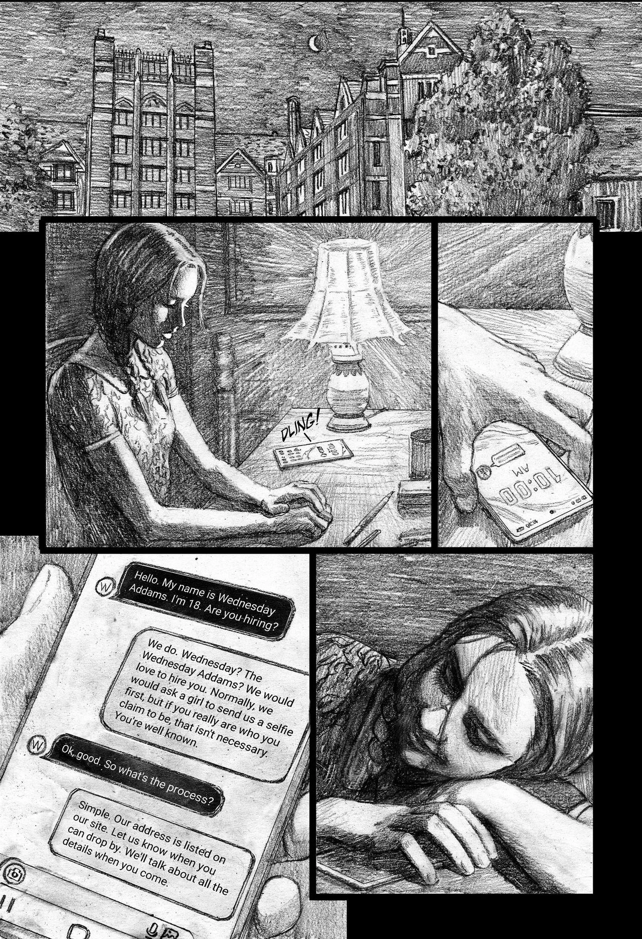 Wednesday Addams in Trouble porn comic picture 8