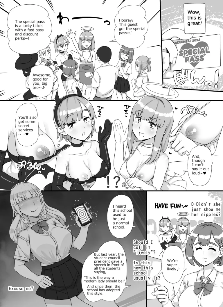 Welcome To The School Brothel Festival! 1st Day porn comic picture 7