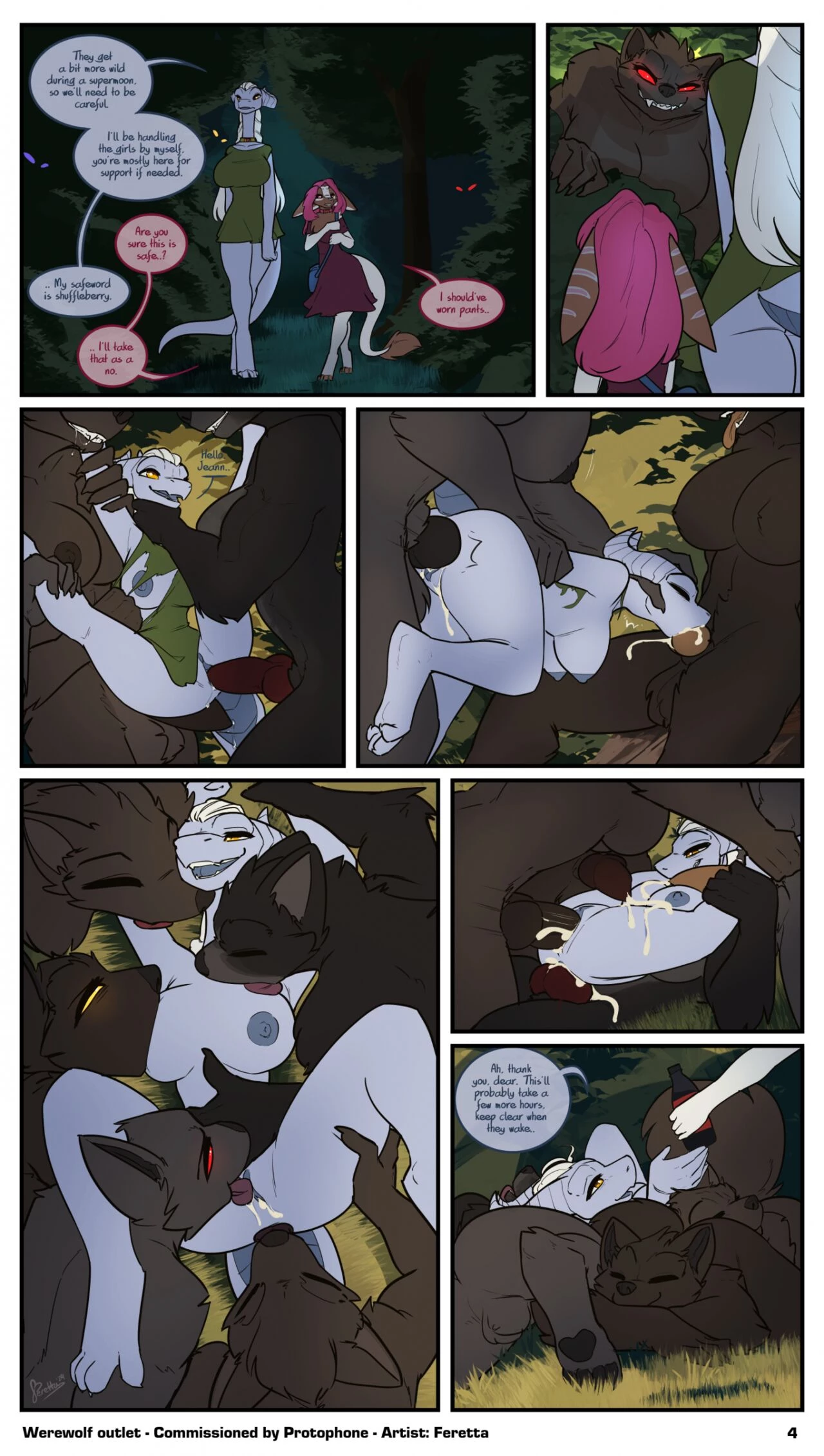Werewolf Outlet porn comic picture 4