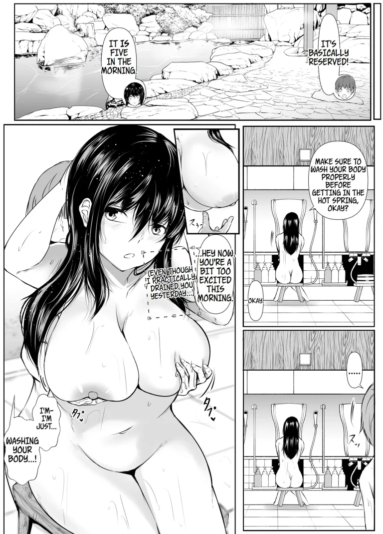 What Happened When I Went to an Onsen WIth My Big Sister, Who's a Bit of a Pushover in the Heat of the Moment... porn comic picture 35