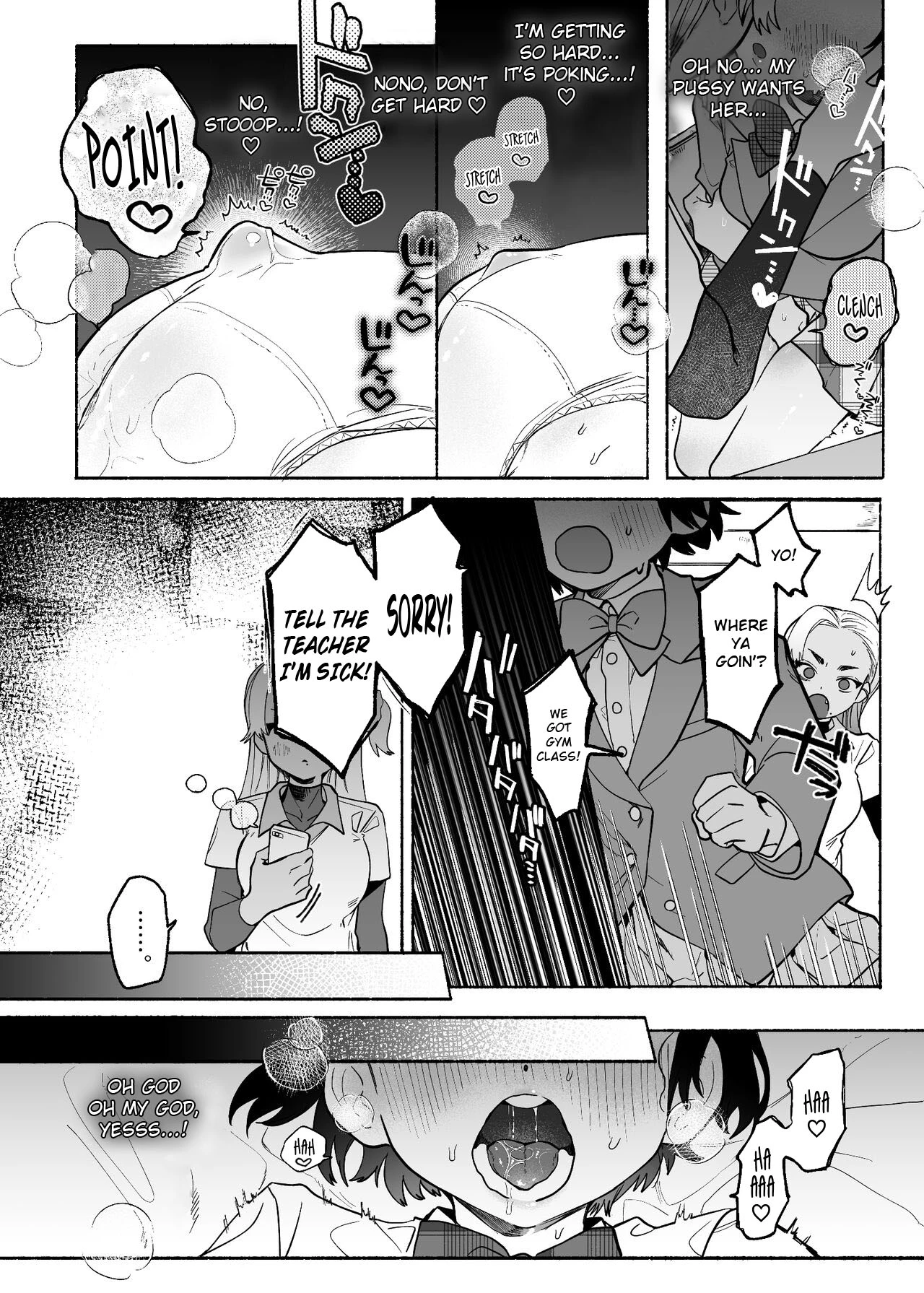 When Friendship Falls to Lesbian Lust porn comic picture 11