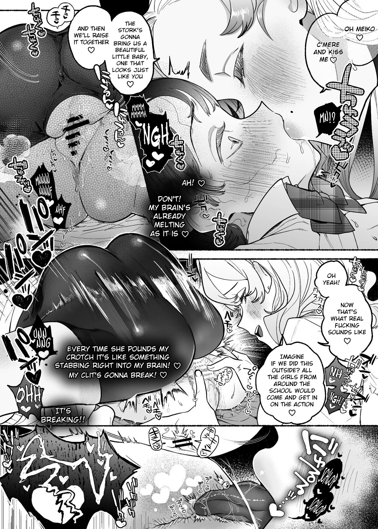 When Friendship Falls to Lesbian Lust porn comic picture 27