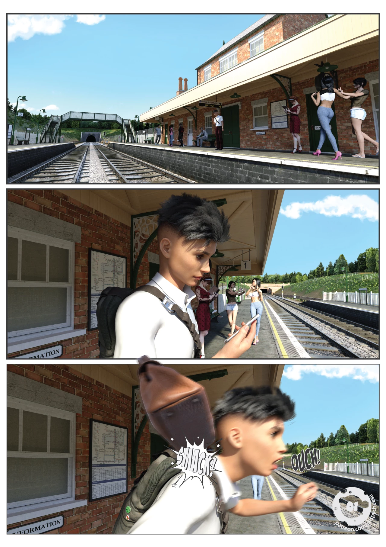 When Girl Meets Boy porn comic picture 2