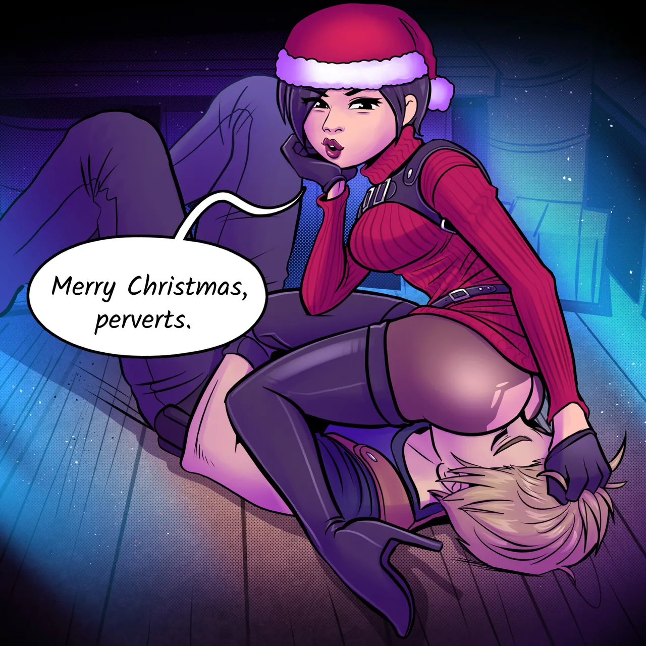 While she's on the phone even! porn comic picture 9
