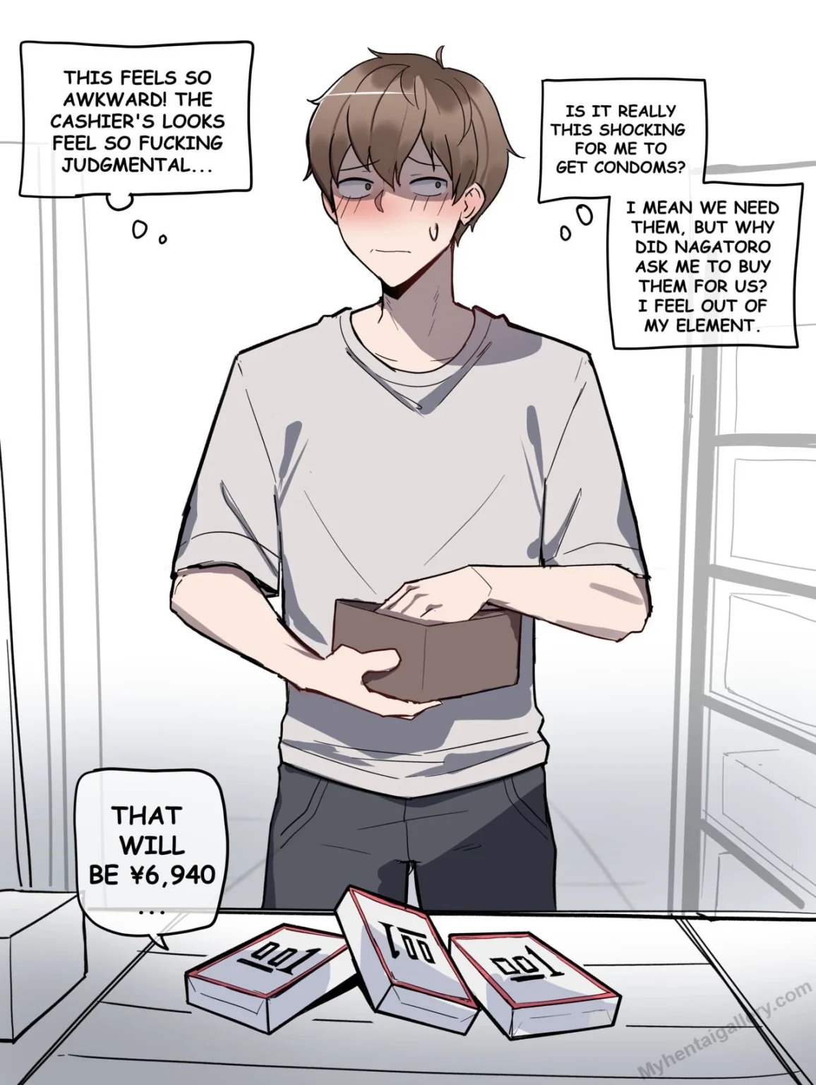 Wholesome Nagatoro porn comic picture 1