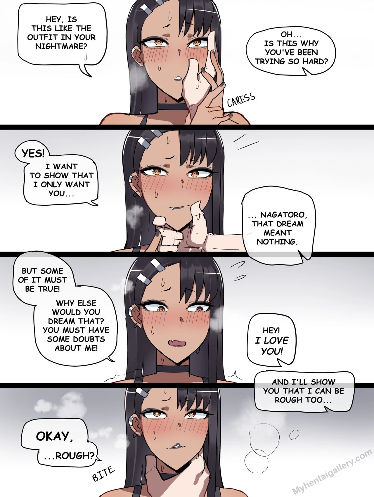 Wholesome Nagatoro porn comic picture 14