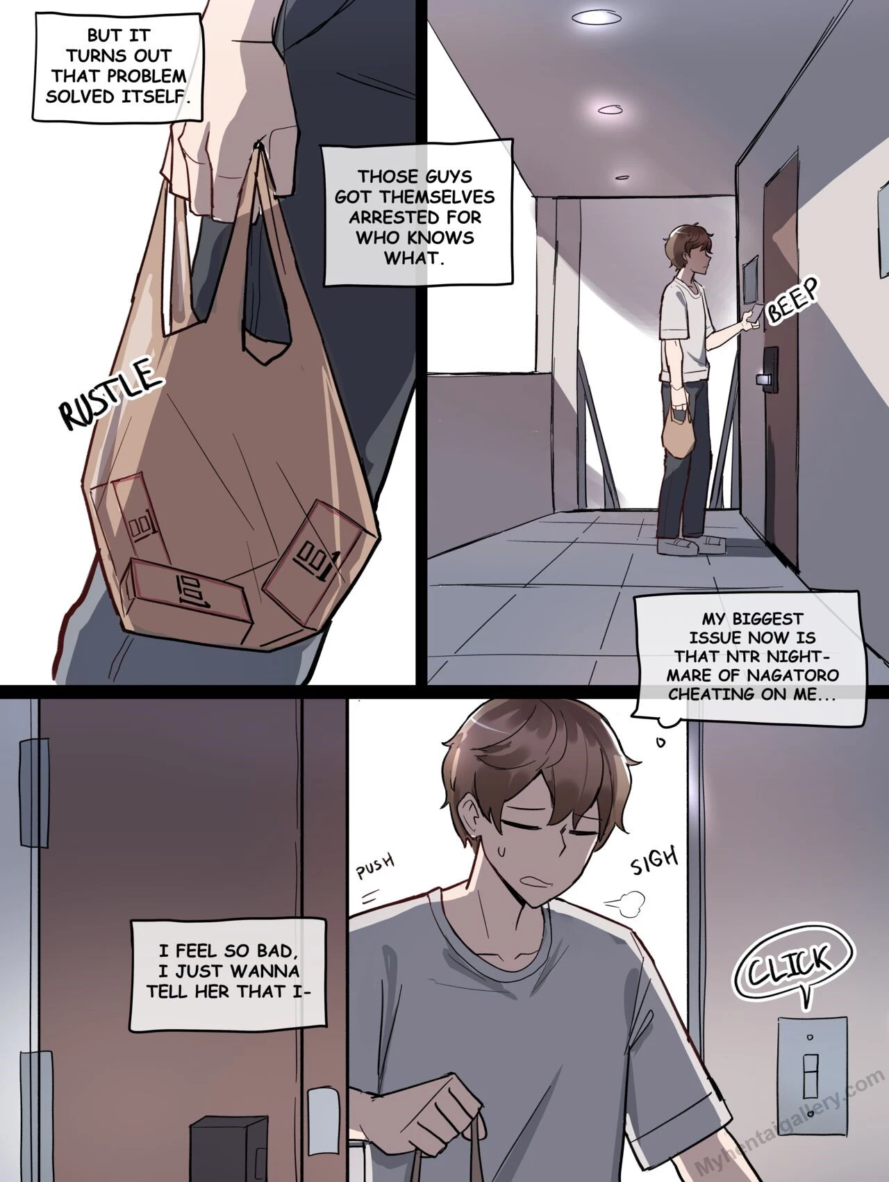 Wholesome Nagatoro porn comic picture 3