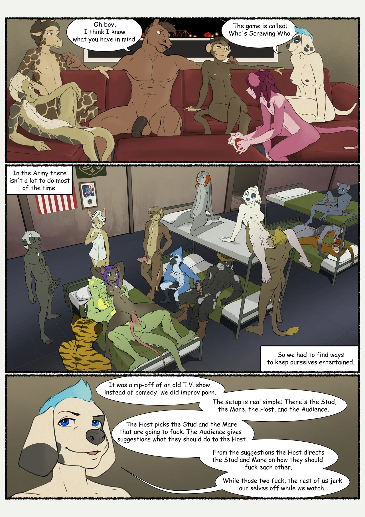 Who's Screwing Who porn comic picture 3