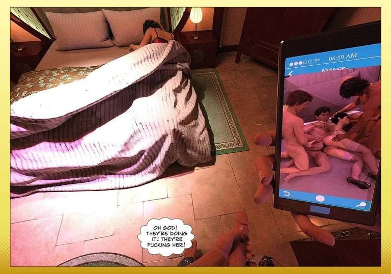Wife's Cellphone Video porn comic picture 27
