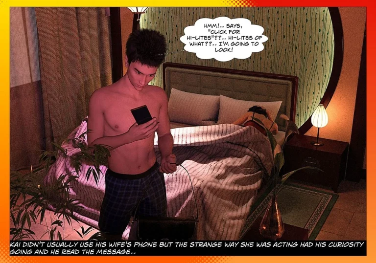 Wife's Cellphone Video porn comic picture 7