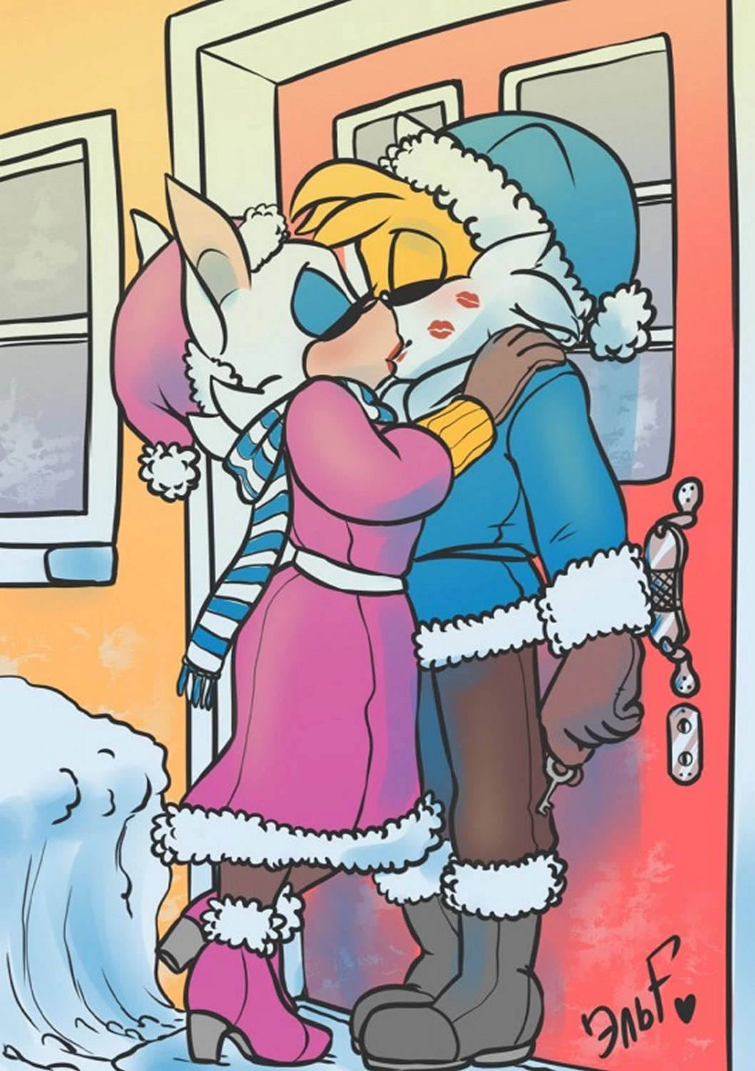 Winter Love porn comic picture 1